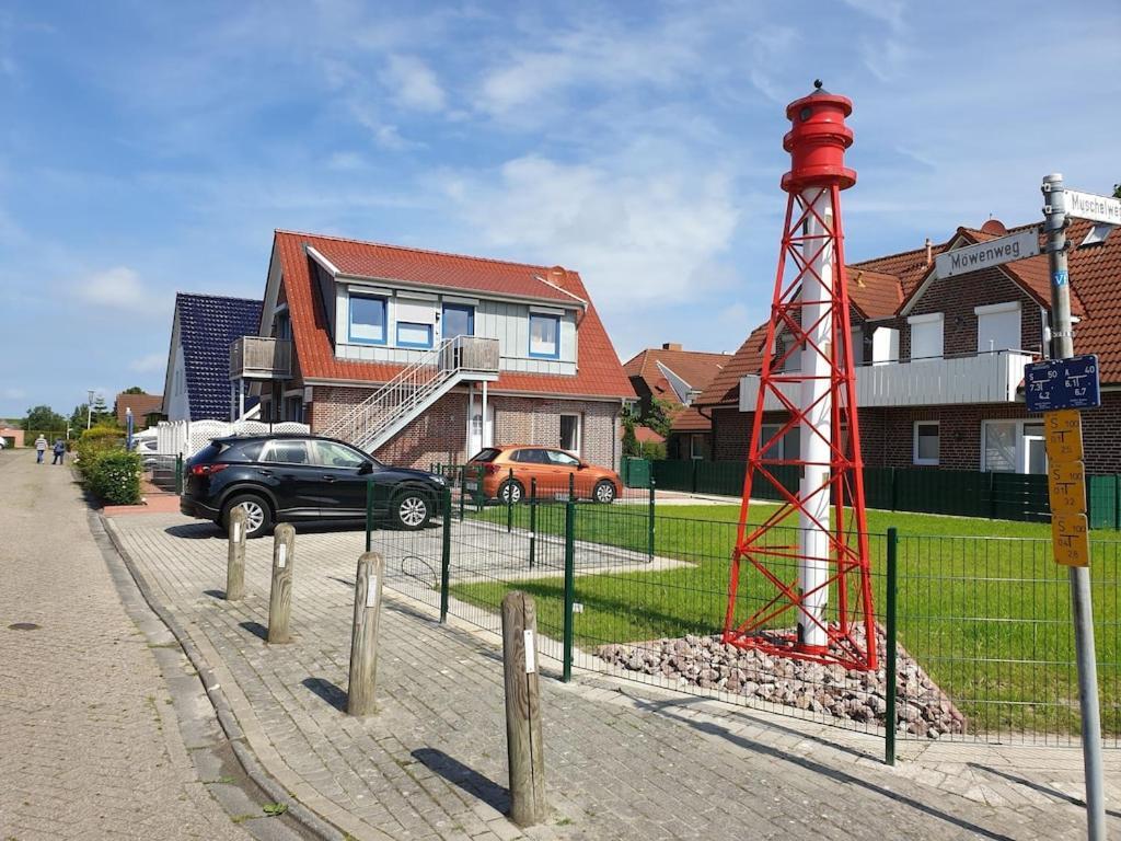 Ferienwohnung Leuchtturm Am Sandstrand Norden Exterior foto
